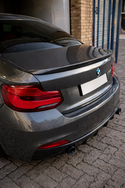 Alerón Cola de Pato BMW Serie 2 F22 | Fibra de Carbono Real (Ducktail)